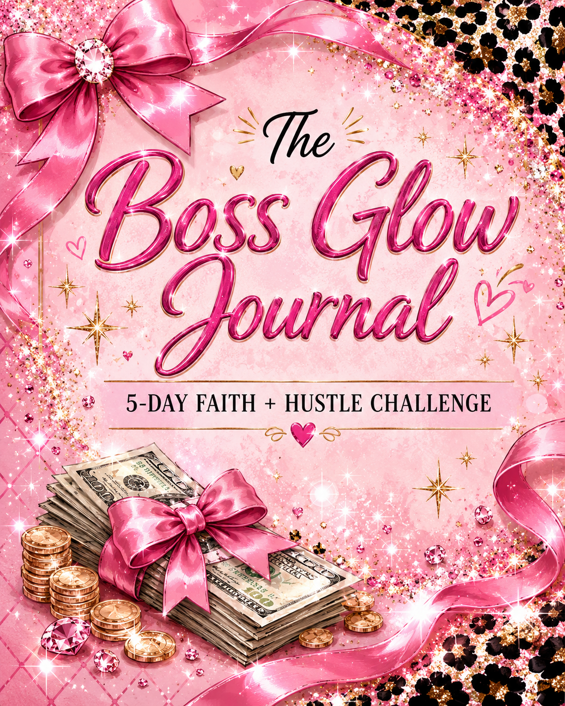 The Boss Glow Journal | 5- Day Faith+Hustle Challenge (Digital PDF)